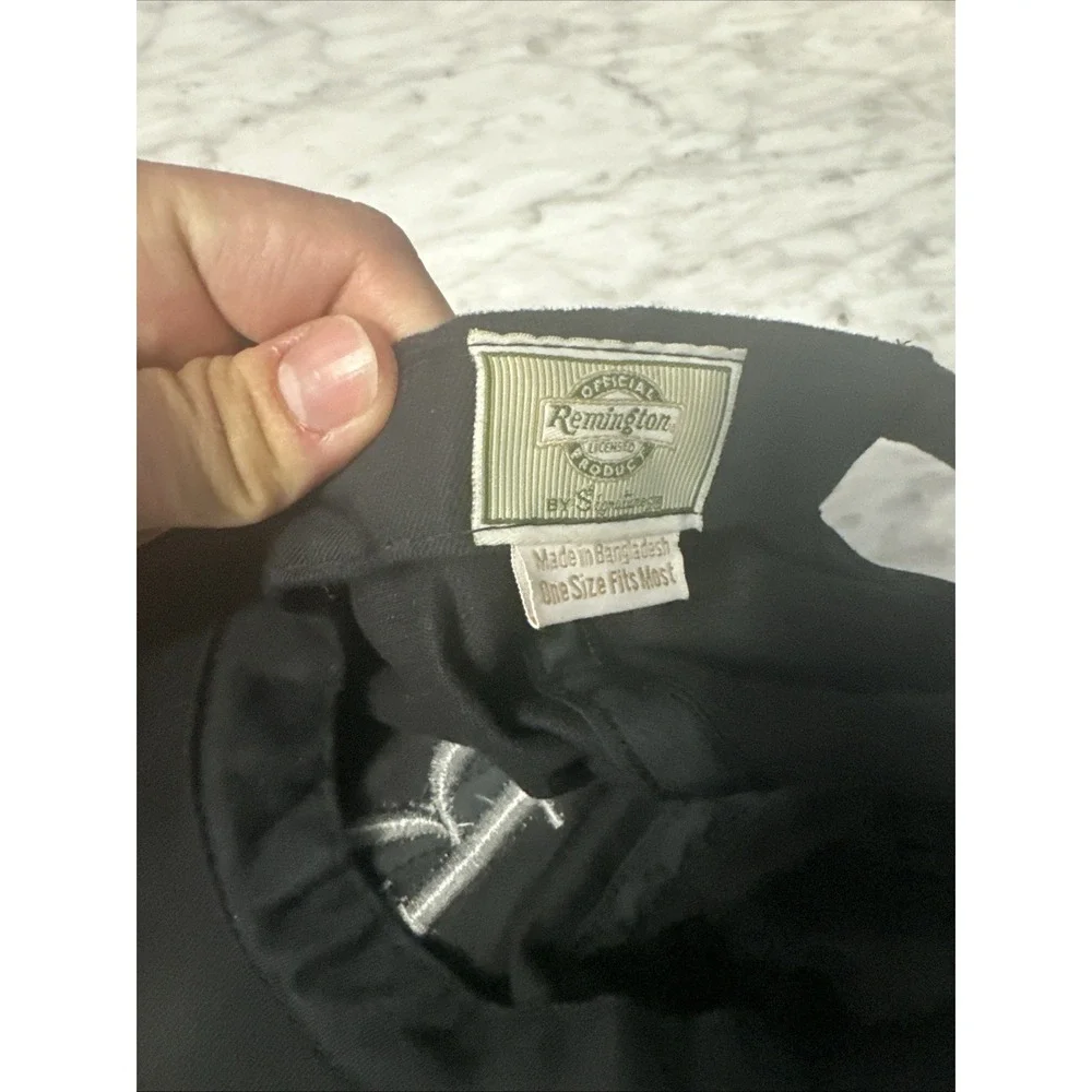 Black Rimmington Adjustable‎ Hat Embroidered R - Picture 3 of 9